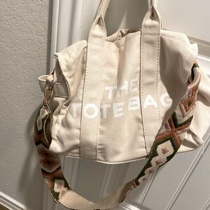 Tote bag handbag with two straps